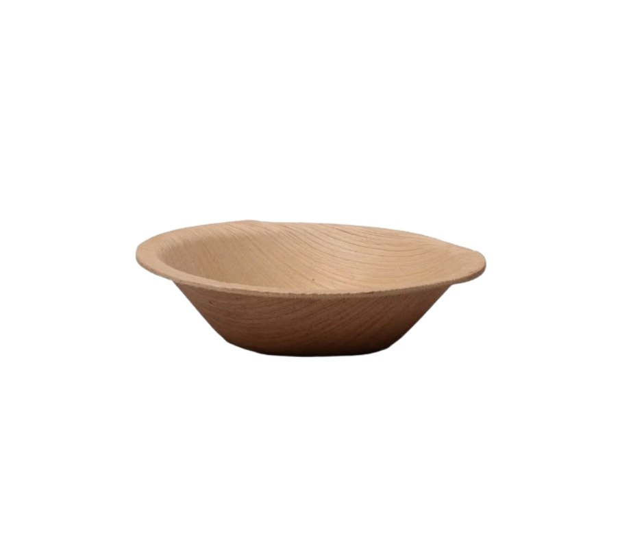 7" (18cm) Round palm leaf Bowls