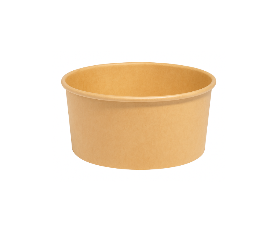 1000ml (32oz) Round Kraft Paper Bowls