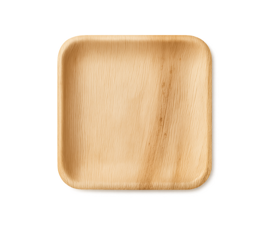 Eco-Friendly 10″ (25 cm) Compostable Palm Leaf Square Plates