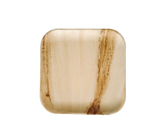 Eco-Friendly 10″ (25 cm) Compostable Palm Leaf Square Plates