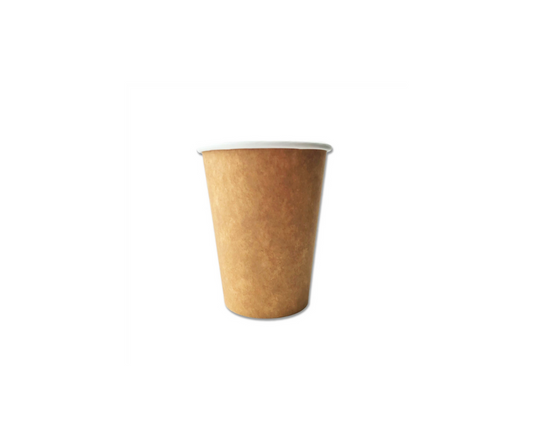 12OZ ECO SINGLE WALL HOT CUP – KRAFT ( Pack of 100 )