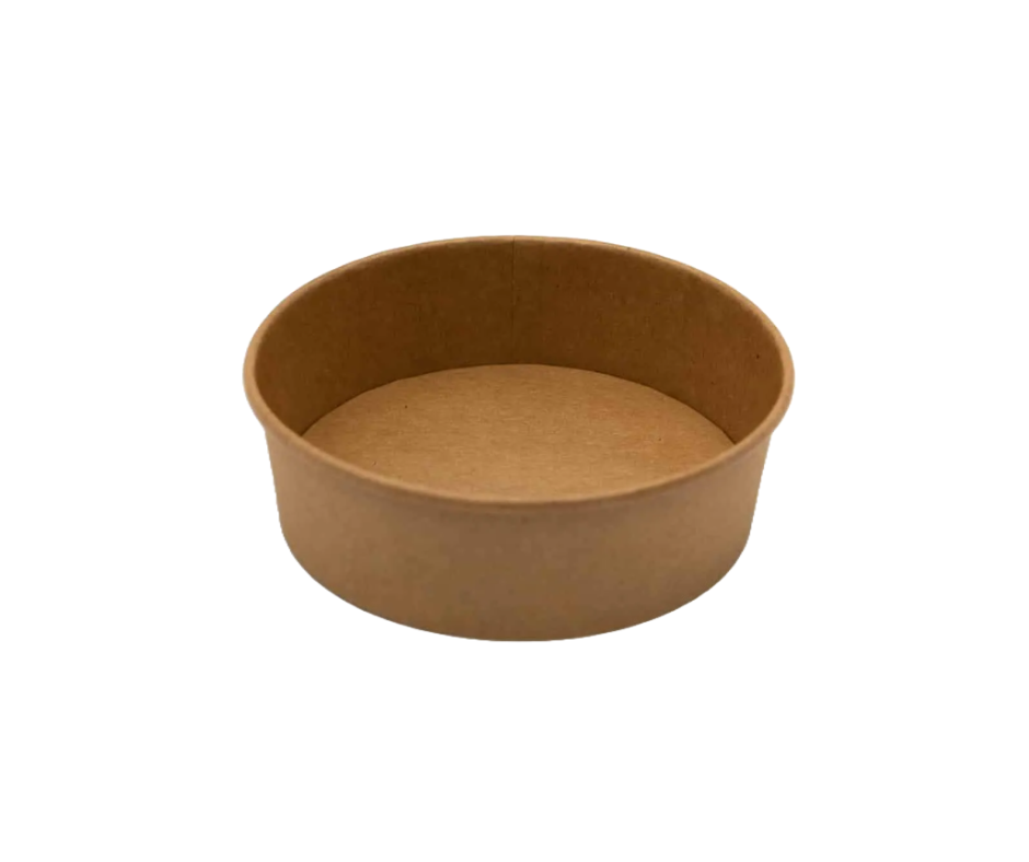 Disposable 500ml  (16oz)  Round Kraft Paper Bowls