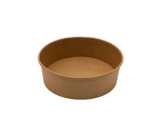 Disposable 500ml  (16oz)  Round Kraft Paper Bowls