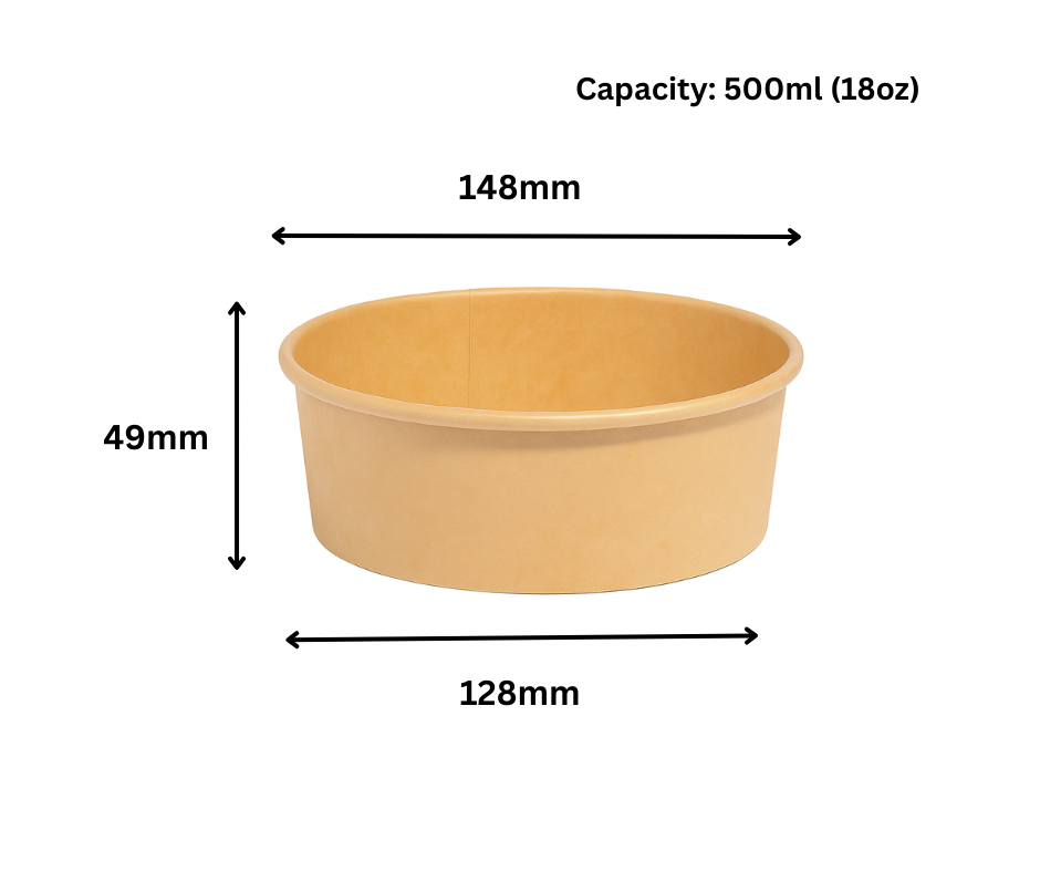 500ml Kraft Bowl