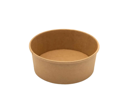 Disposable 750ml (26oz) Round Kraft Paper Bowls