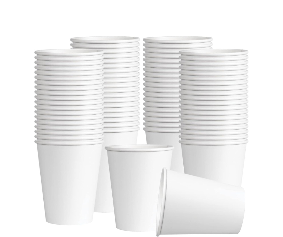 Eco-Friendly 8oz Single-Wall Hot Cups