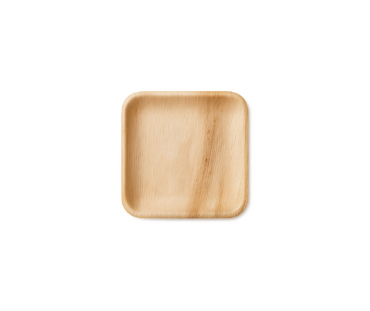 Eco Friendly Palm Leaf 6″ Square Plates