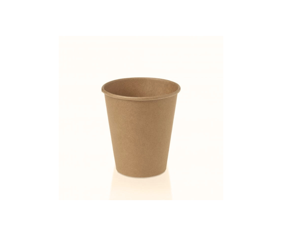 8OZ ECO SINGLE WALL KRAFT CUP (Pack of 50)