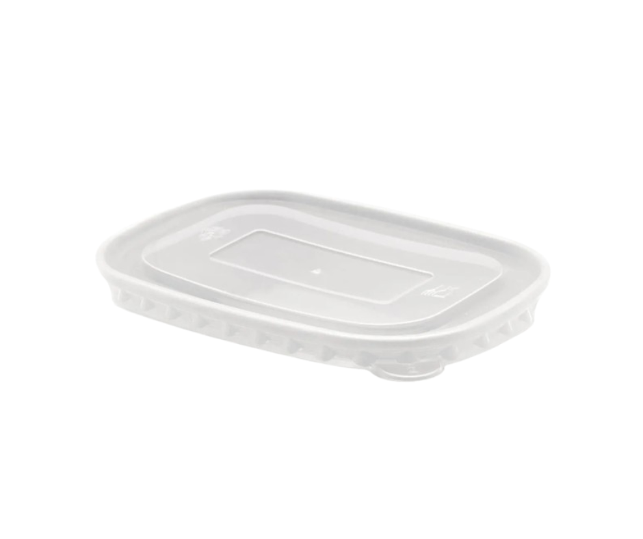 Rectangular Kraft Bowl  PP Lid - Fits 500ml, 650ml & 1000ml sizes