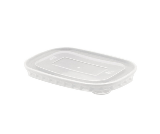 Rectangular Kraft Bowl  PP Lid - Fits 500ml, 650ml & 1000ml sizes